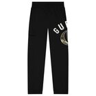 Boys Black Logo Joggers, 1, hi-res