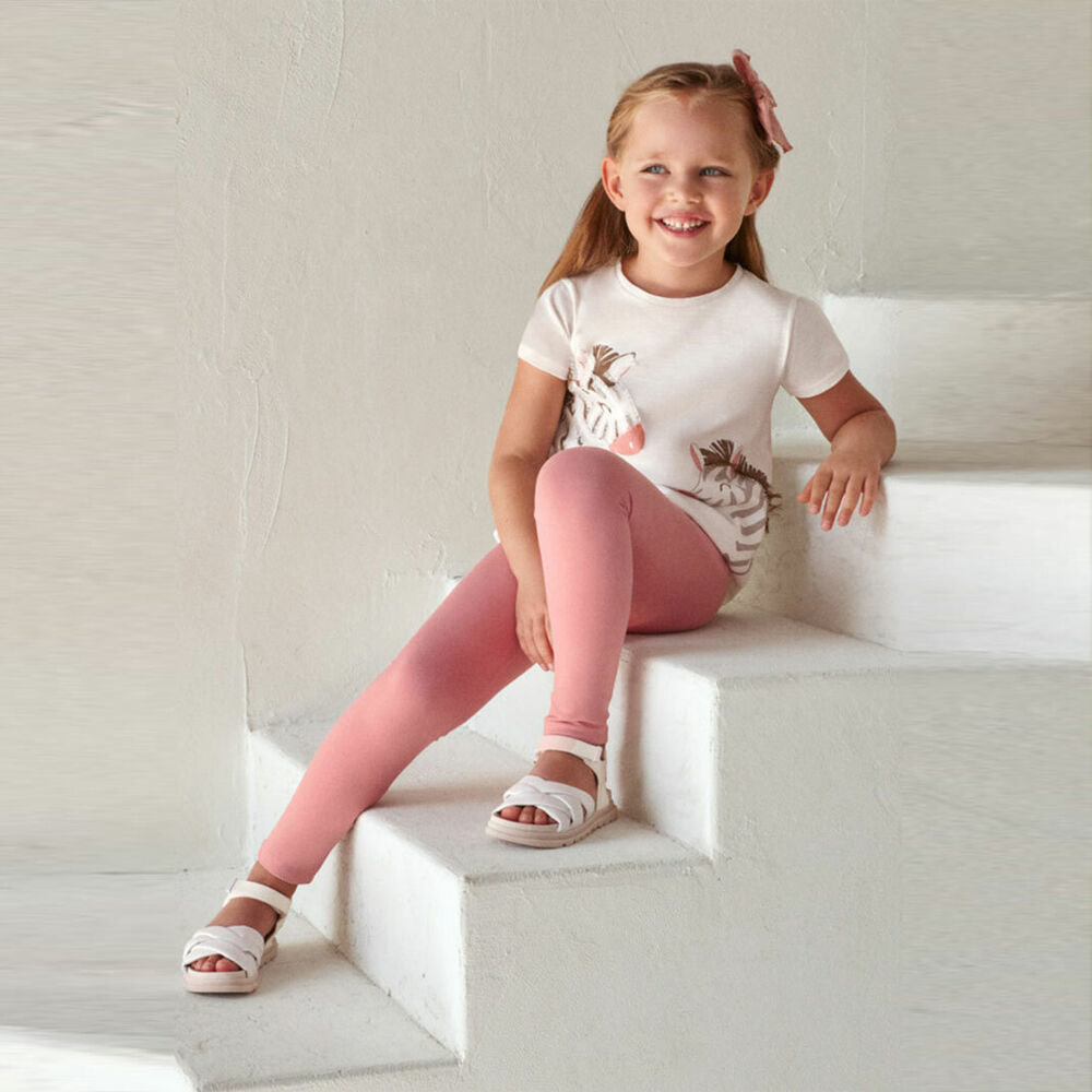 Girls sale zebra leggings
