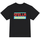 تيشيرت بالشعار باللون الاسود, 1, hi-res