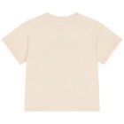 Girls Ivory Boke Flower T-Shirt, 1, hi-res