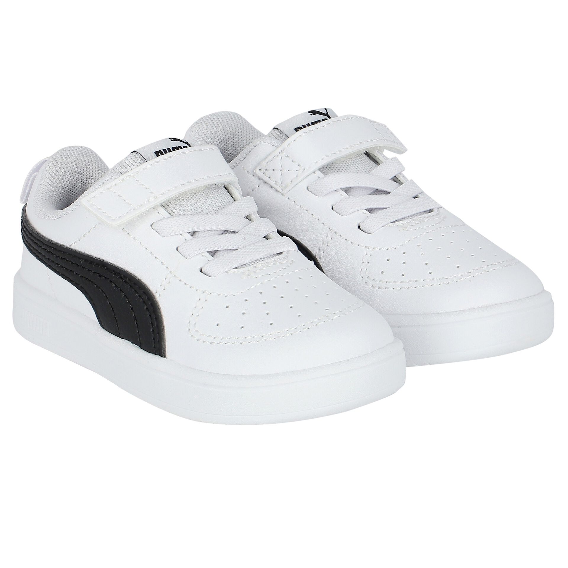 Junior white puma trainers shop