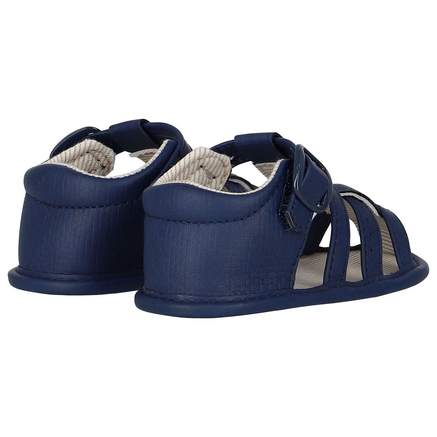 Baby Boys Navy Blue Sandals, 2, hi-res image number null