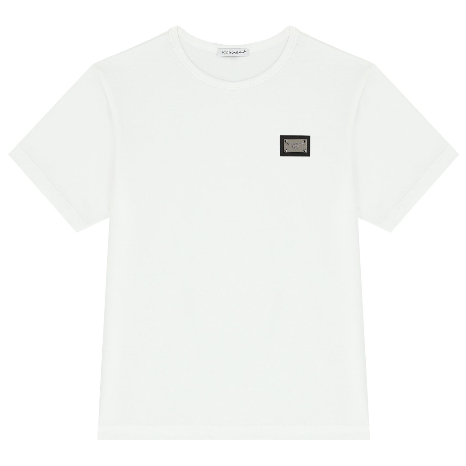 Boys White Logo T-Shirt, 1, hi-res image number null