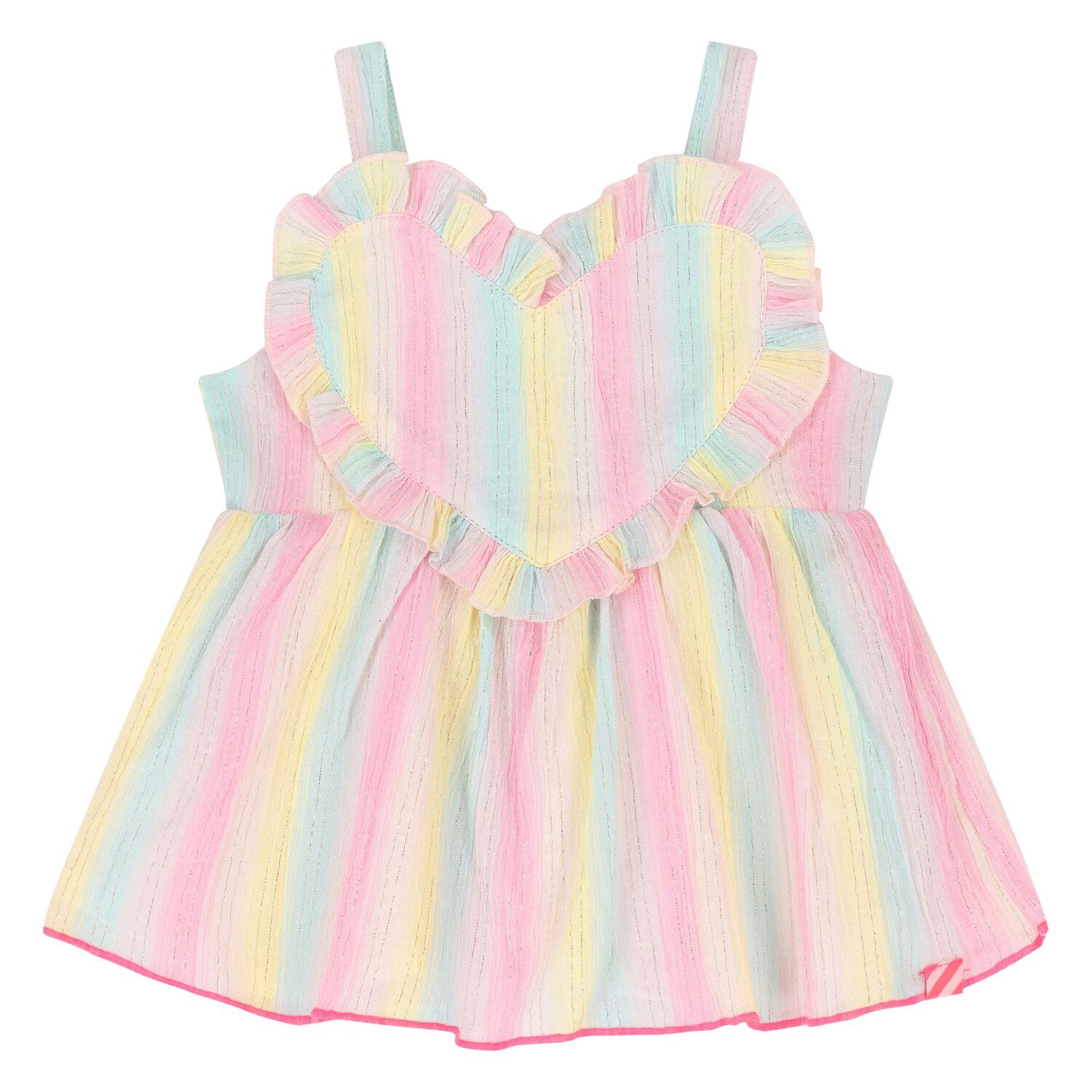 Younger Girls Rainbow Shorts Set, 1, hi-res