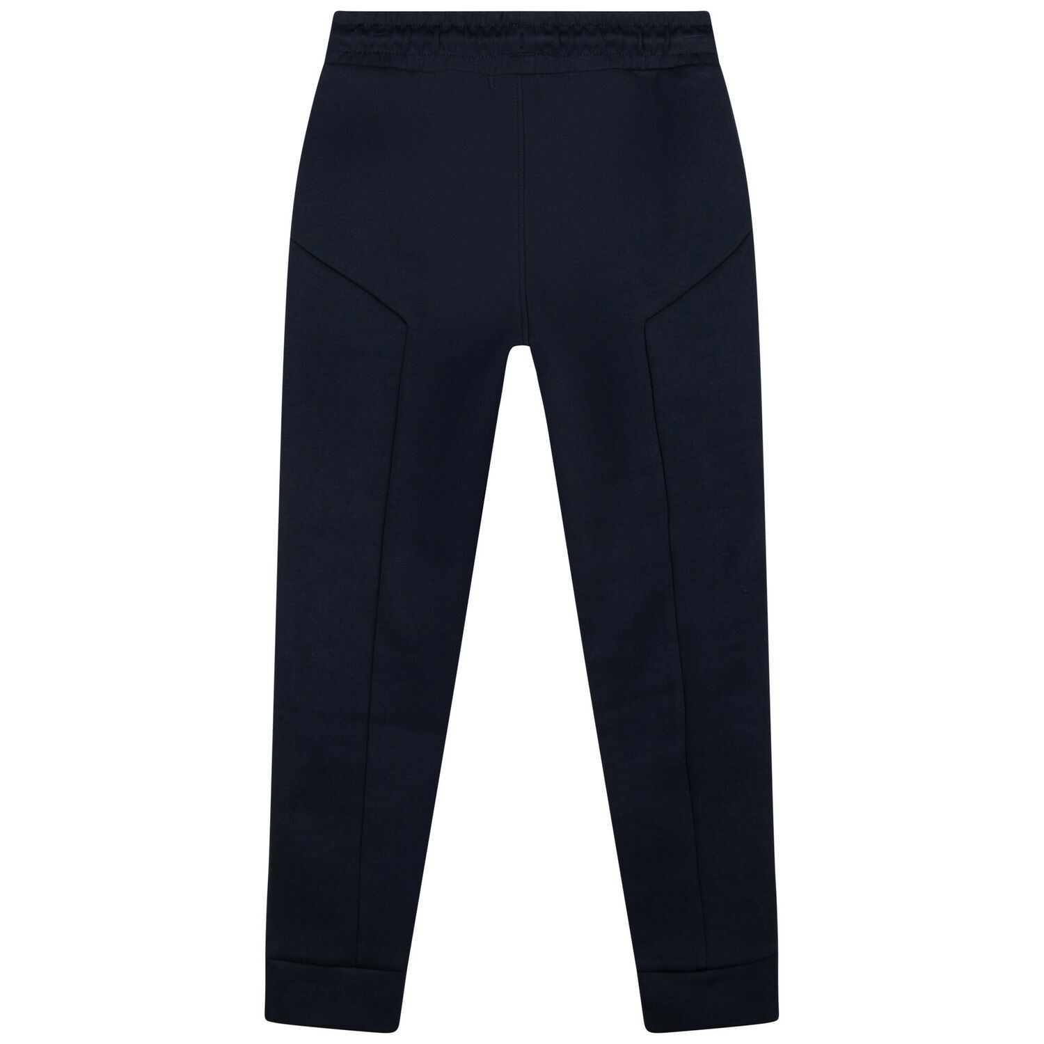 Boys Navy Blue Logo Joggers, 1, hi-res
