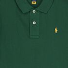 Boys Green Logo Polo Shirt, 1, hi-res