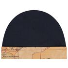 Navy blue & Beige Geo Map Babygrow Set, 2, hi-res