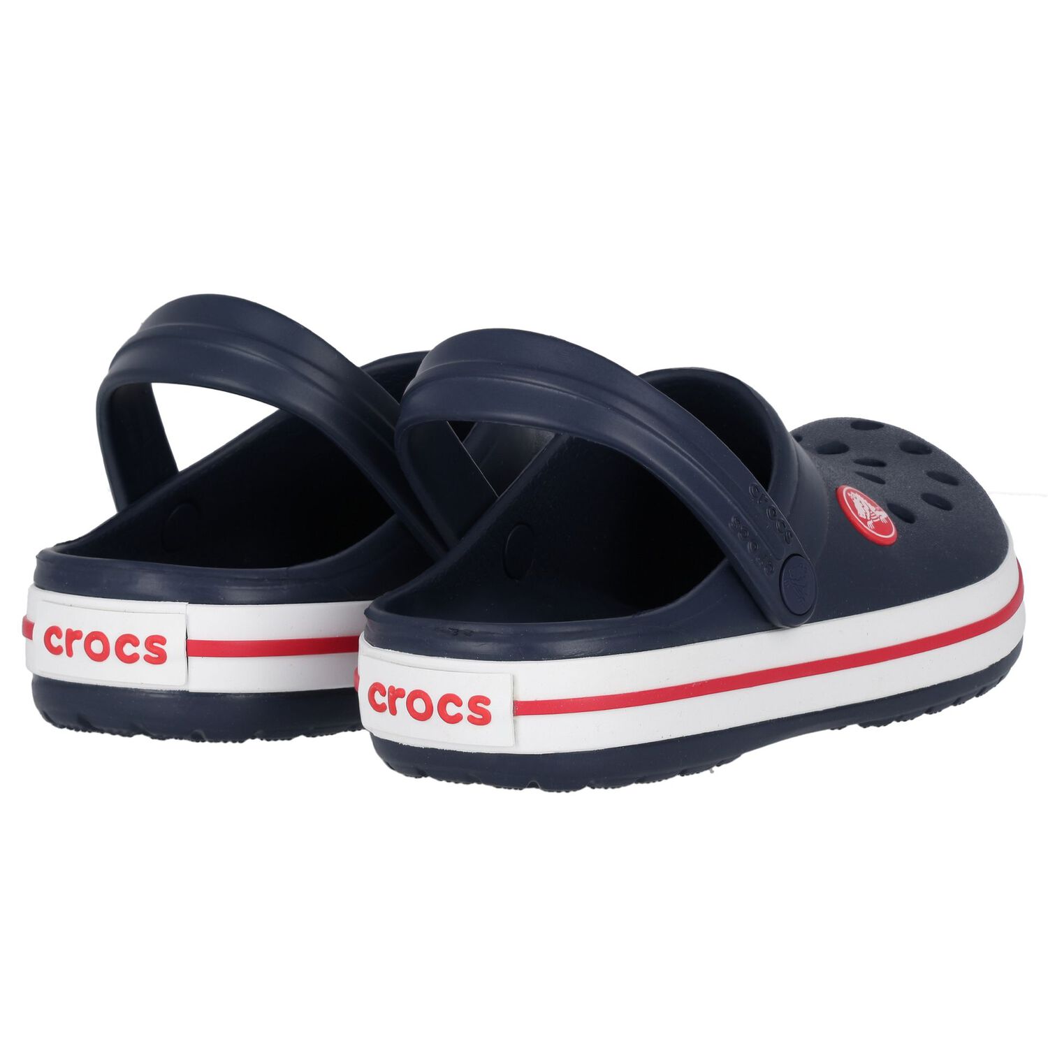 Navy Blue Crocband Clogs Sandals, 2, hi-res image number null