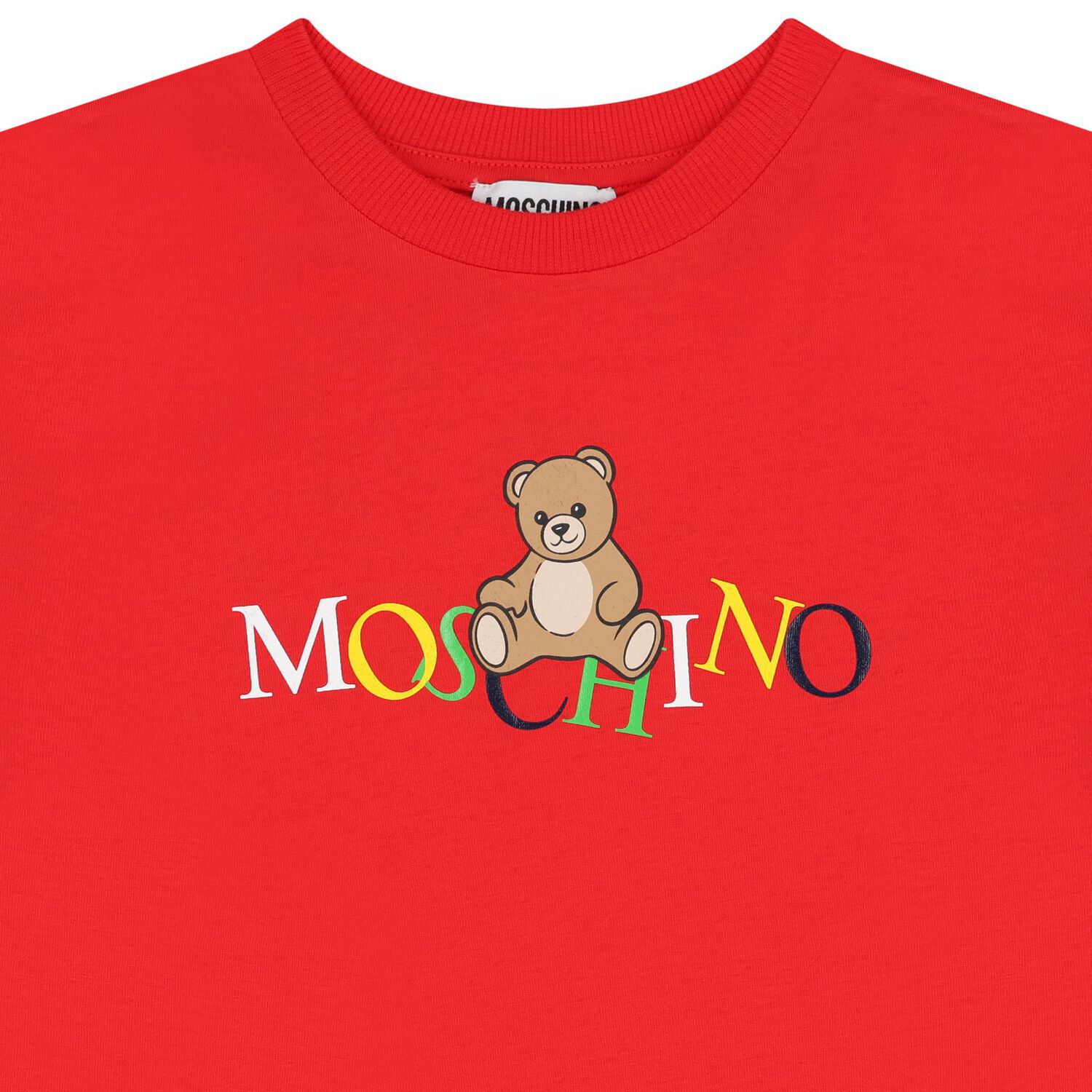 Red Teddy Bear Logo T-Shirt, 2, hi-res