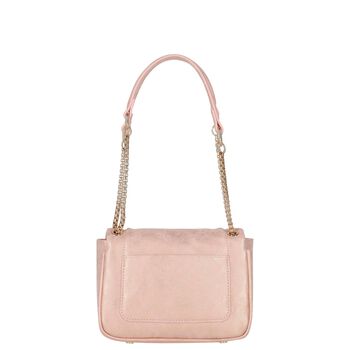 Girls Rose Gold Quilted Handbag