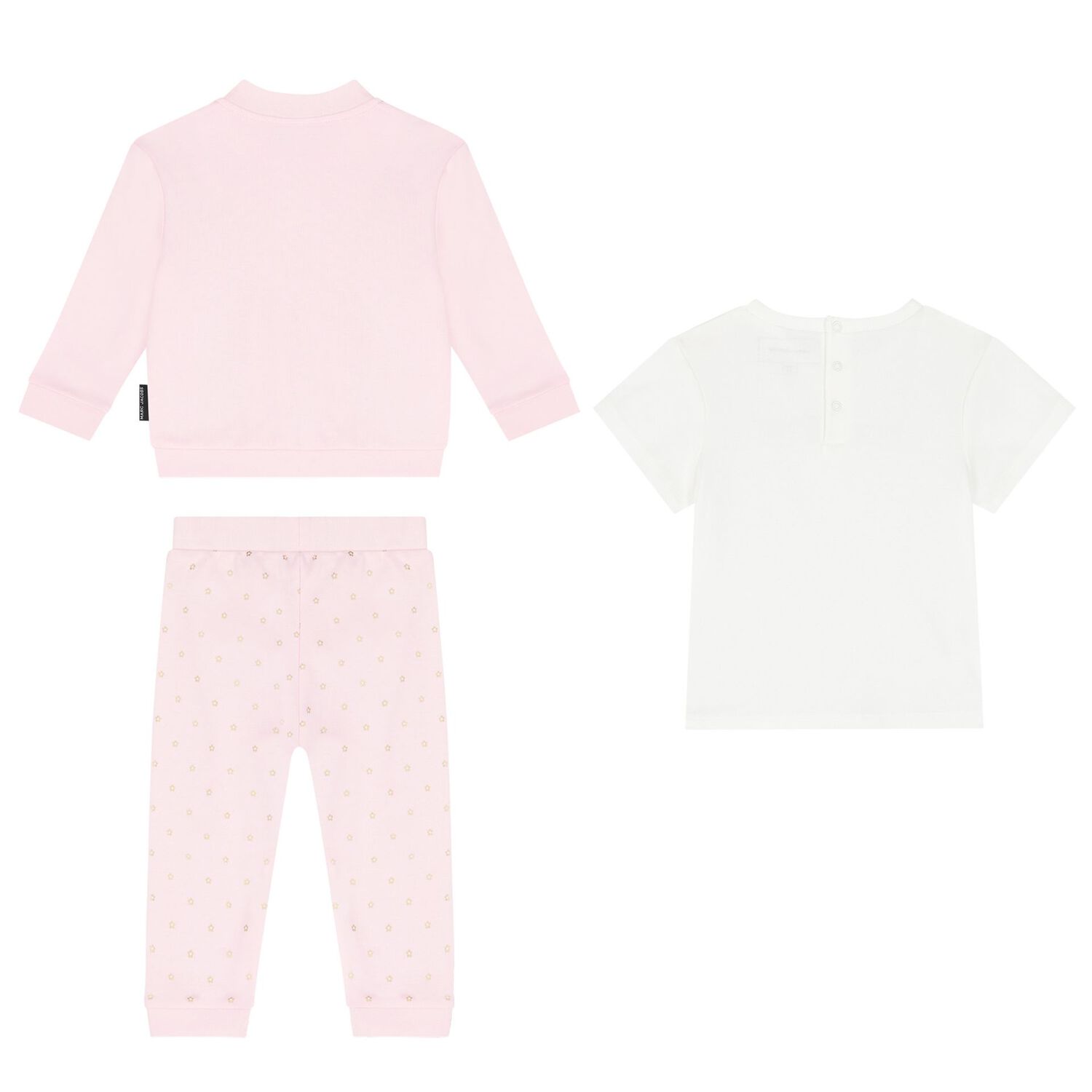 Younger Girls Pink Logo Tracksuit Set, 1, hi-res