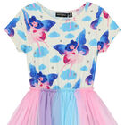 Girls Ivory Fairy Tulle Dress, 1, hi-res