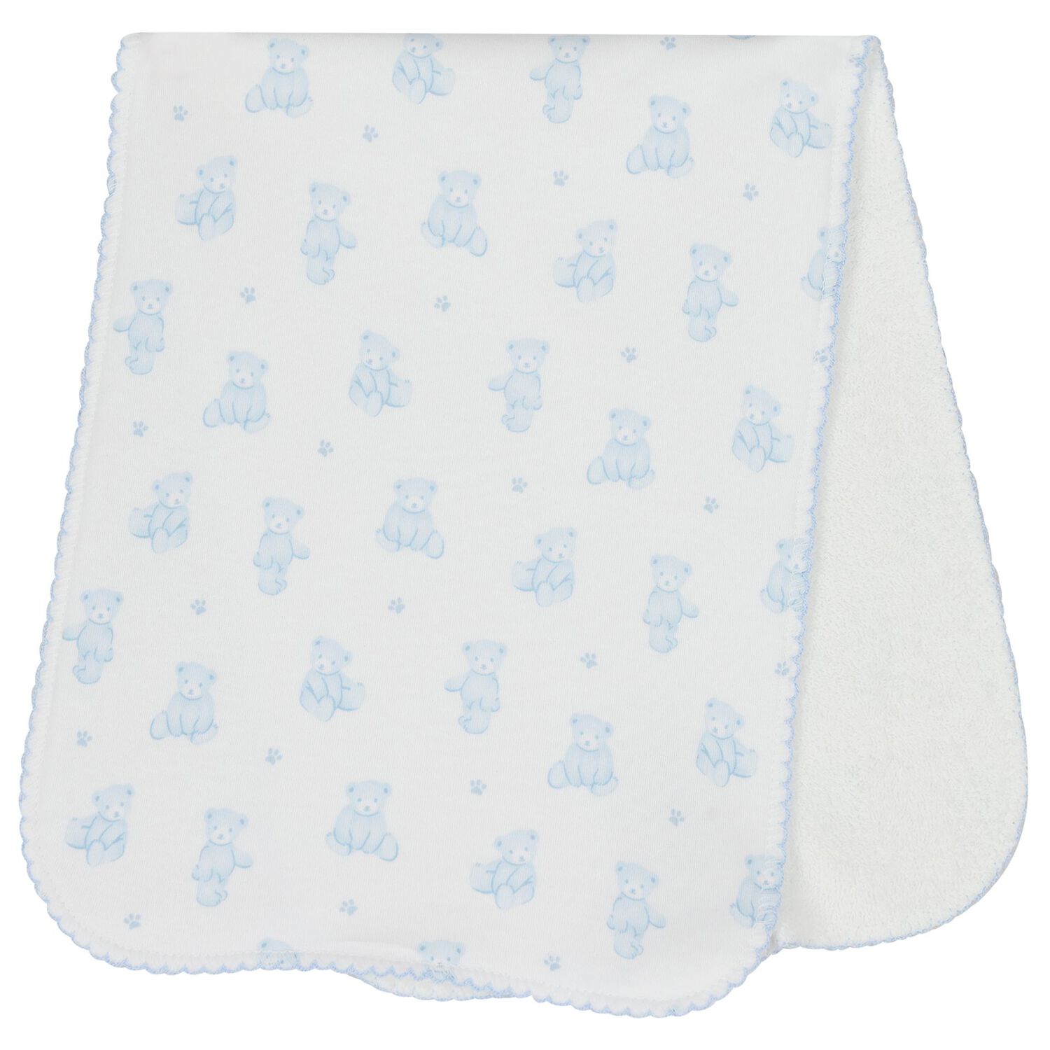 Baby Boys White & Blue Teddy Bear Babygrow Gift Set, 1, hi-res