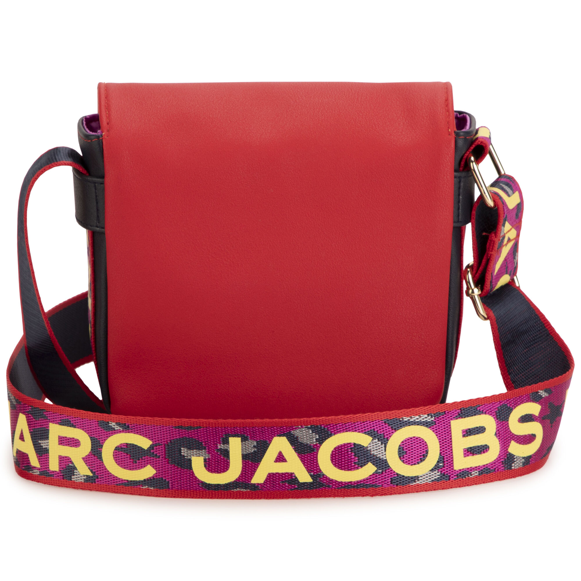 MARC JACOBS Girls Pink & Red Logo Shoulder Bag | Junior