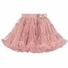 Girls Pink & Gold Star Tutu Skirt, 1, hi-res