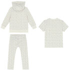 Baby Boys Ivory Logo Tracksuit, 1, hi-res