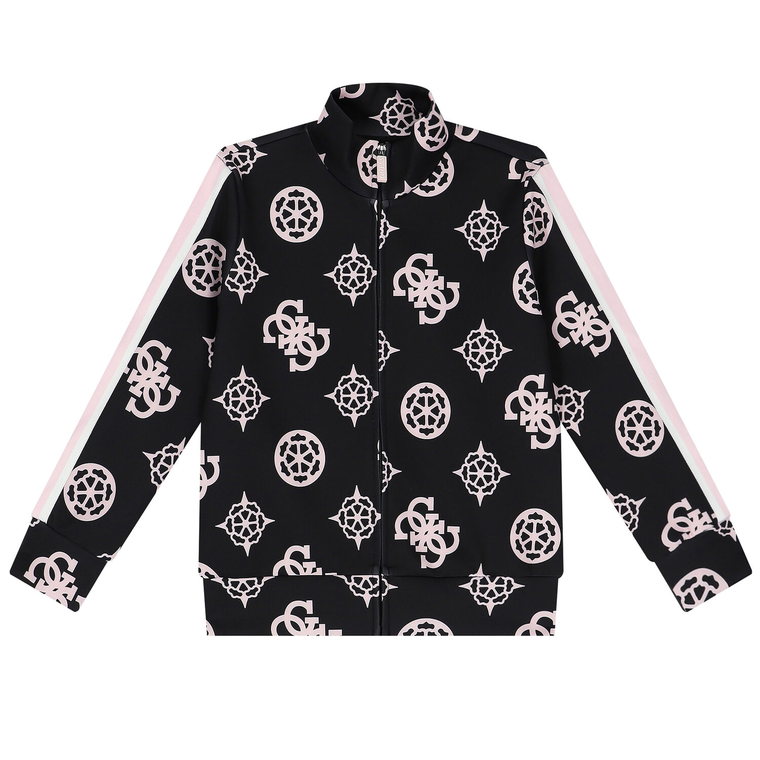 توب بنات بالشعار باللون البيج, 1, hi-res