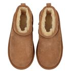Younger Chestnut Brown Classic Ultra Mini Suede Boots, 2, hi-res