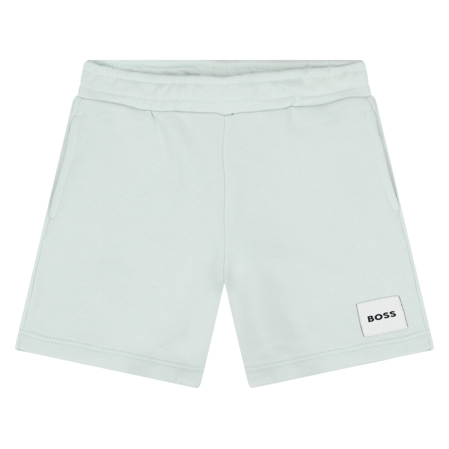 Younger Boys Green Logo Shorts, 4, hi-res
