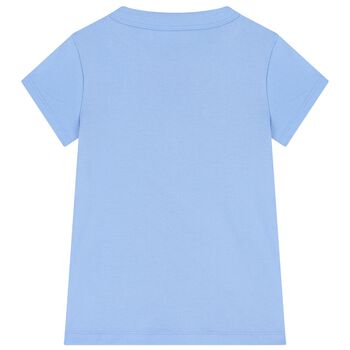 Girls Blue Logo T-Shirt