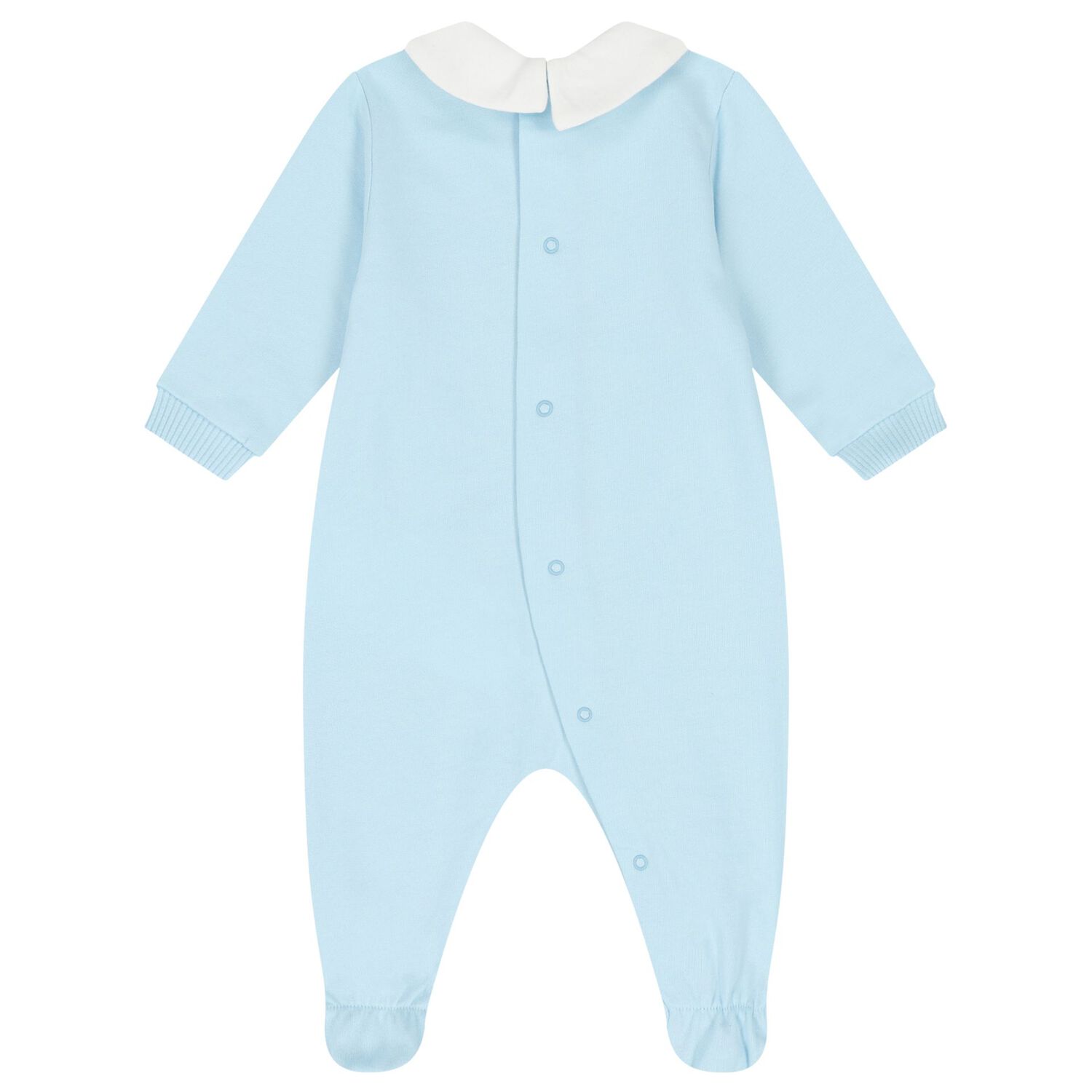 Blue Teddy Bear Logo Babygrow, 2, hi-res