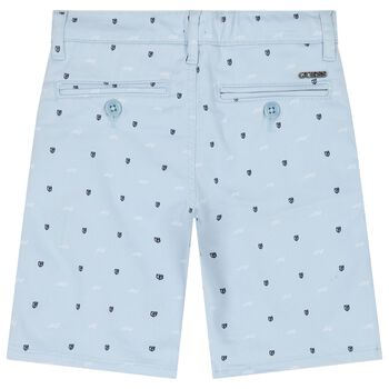 Boys Blue Logo Shorts