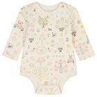 Baby Girls Ivory Polo Bear Bodysuits ( 2 Pack ), 1, hi-res