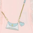 فستان بنات بطبعة حقيبة باللون الوردي, 3, hi-res