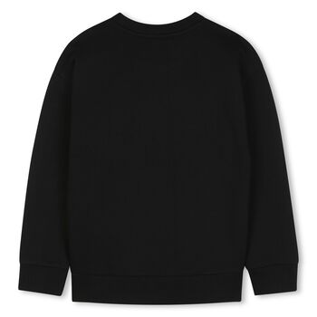 Boys Black Logo Sweatshirt