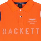 Boys Orange Aston Martin Polo Shirt, 2, hi-res