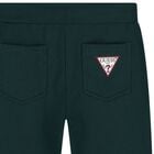 Boys White & Green Teddy Bear Logo Joggers Set, 3, hi-res