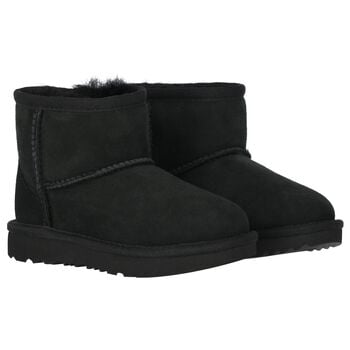 Younger Black Classic Mini II Suede Boots