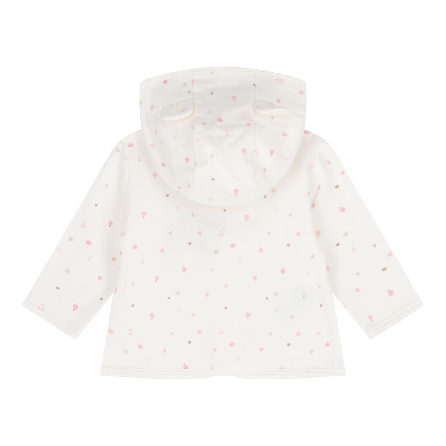 Baby Girls Ivory & Pink 3 Piece Tracksuit, 2, hi-res