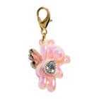Girls Pink Teddy Bear Charm, 1, hi-res