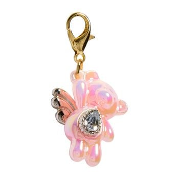 Girls Pink Teddy Bear Charm