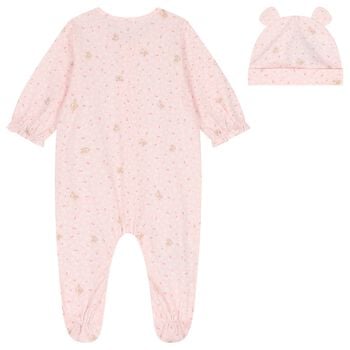 Baby Girls Pink Babygrow Set