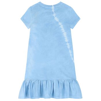 Girls Blue Polo Bear Dress