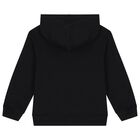 Black Logo Hooded Top, 1, hi-res