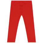 Younger Girls Ivory, Red & Navy Blue Leggings Set, 1, hi-res