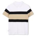 Boys White & Black Logo Shorts Set, 1, hi-res