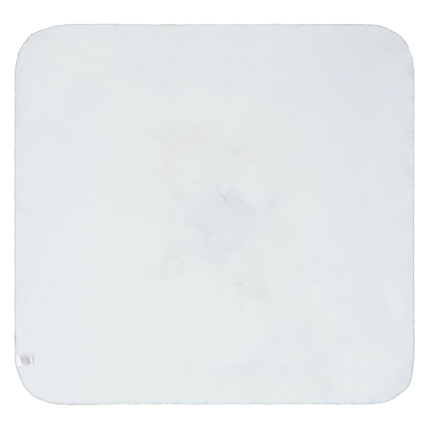 Baby Boys White & Blue Swaddle & Hat Set, 1, hi-res