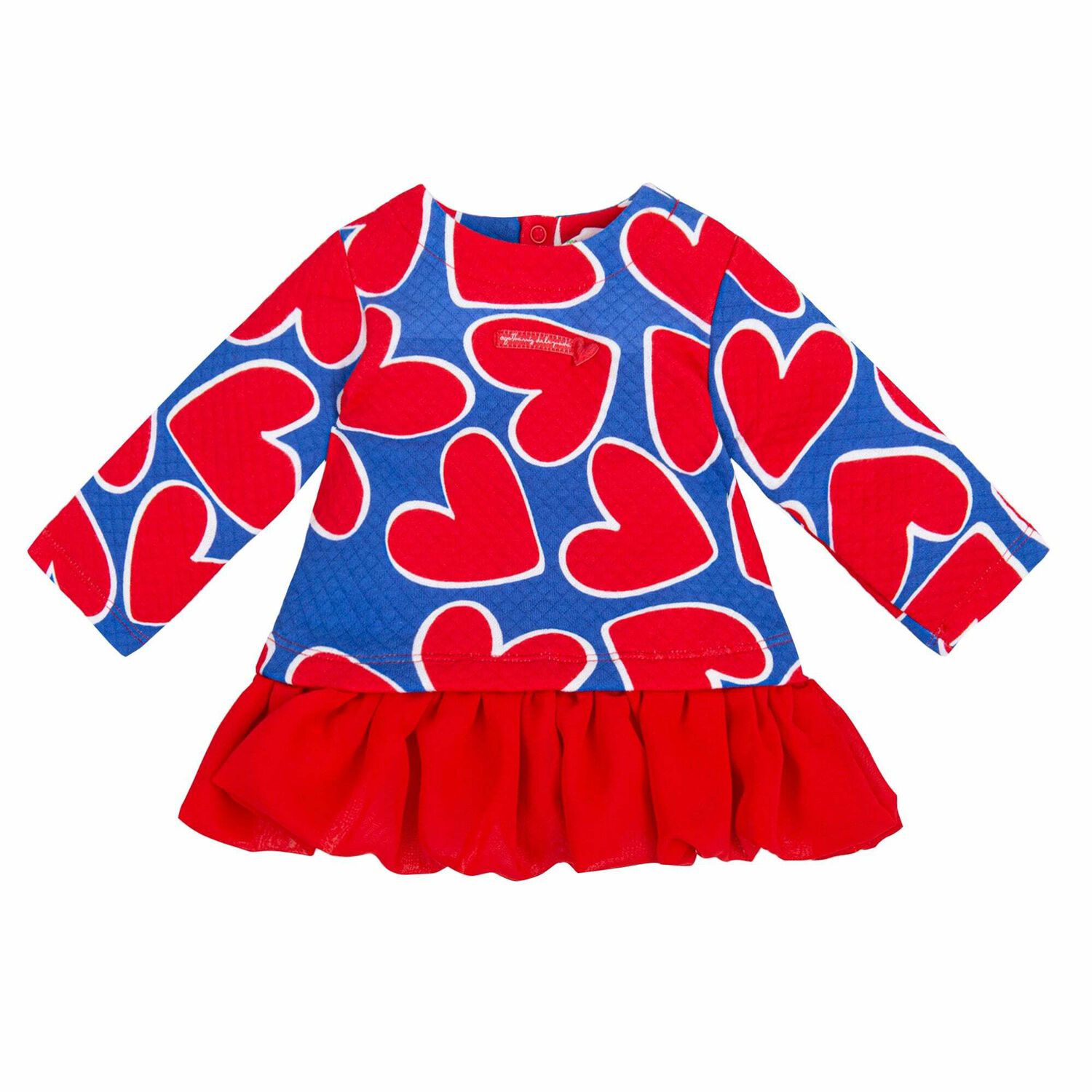 Agatha Ruiz De La Prada Girls Red & Blue Dress | Junior Couture USA
