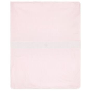 Baby Girls Pink Smocked Blanket