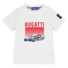 Younger Boys White Logo T-Shirt, 4, hi-res