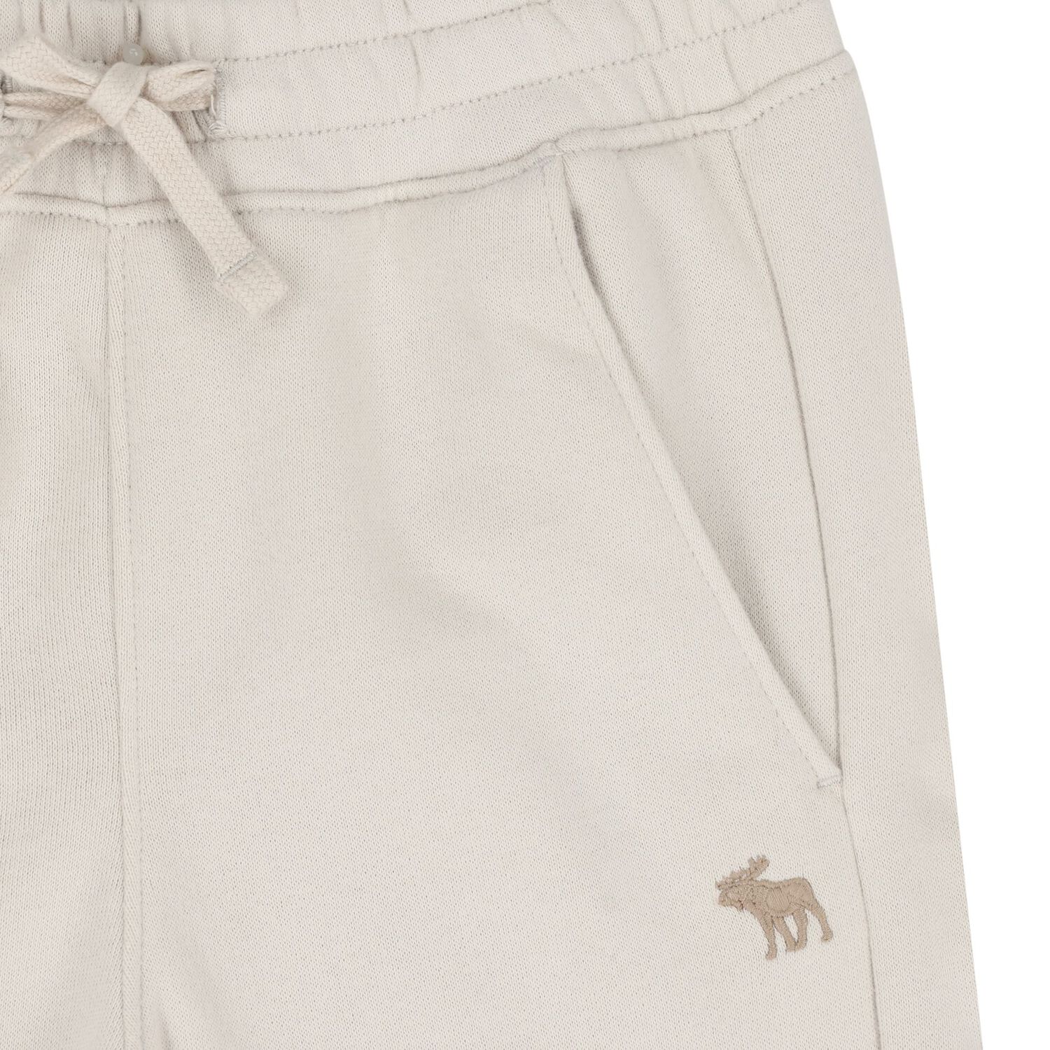 Boys Beige Logo Joggers, 1, hi-res