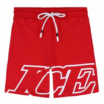Boys Red Jersey Shorts