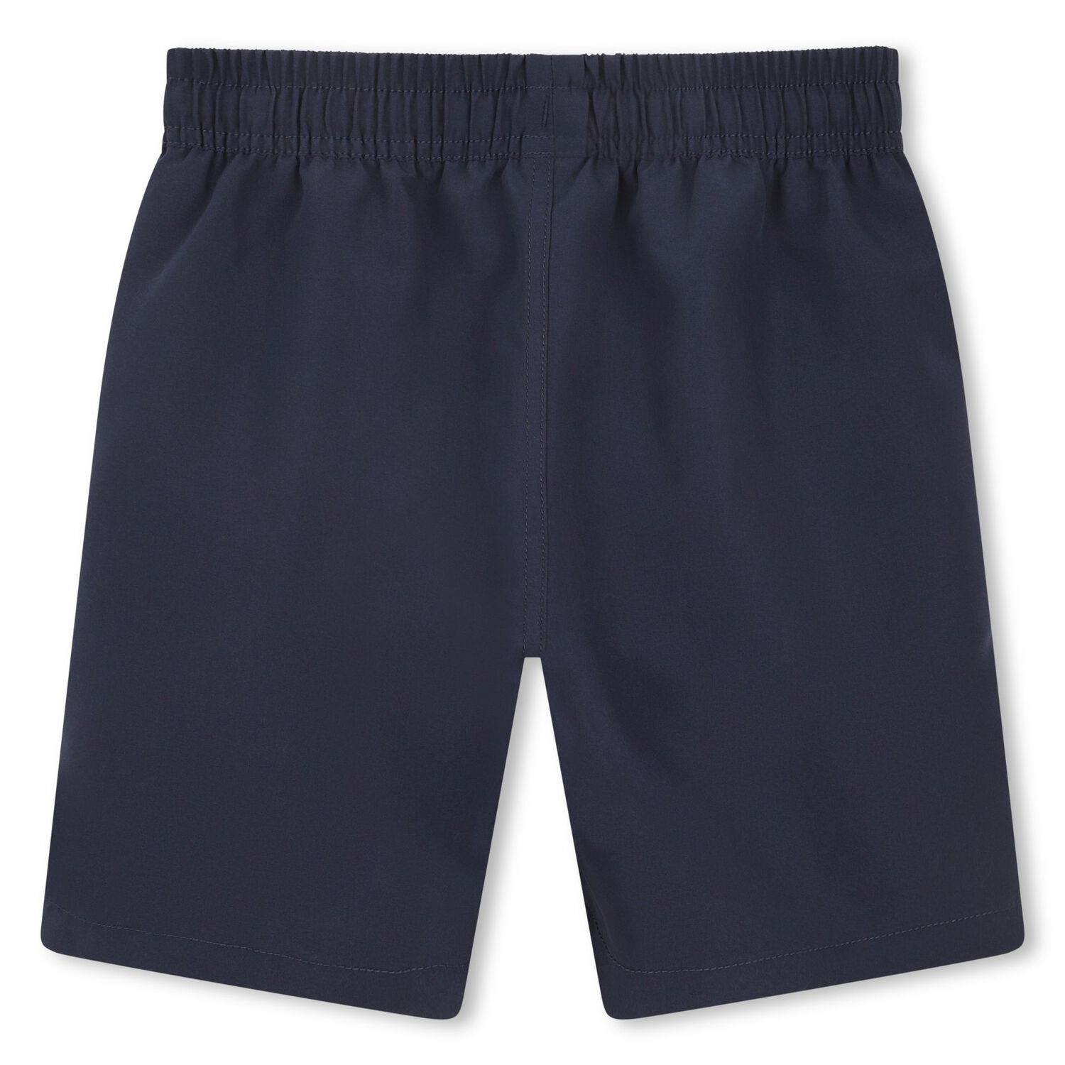 Younger Boys Mini Me Navy Blue Logo Swim , 1, hi-res