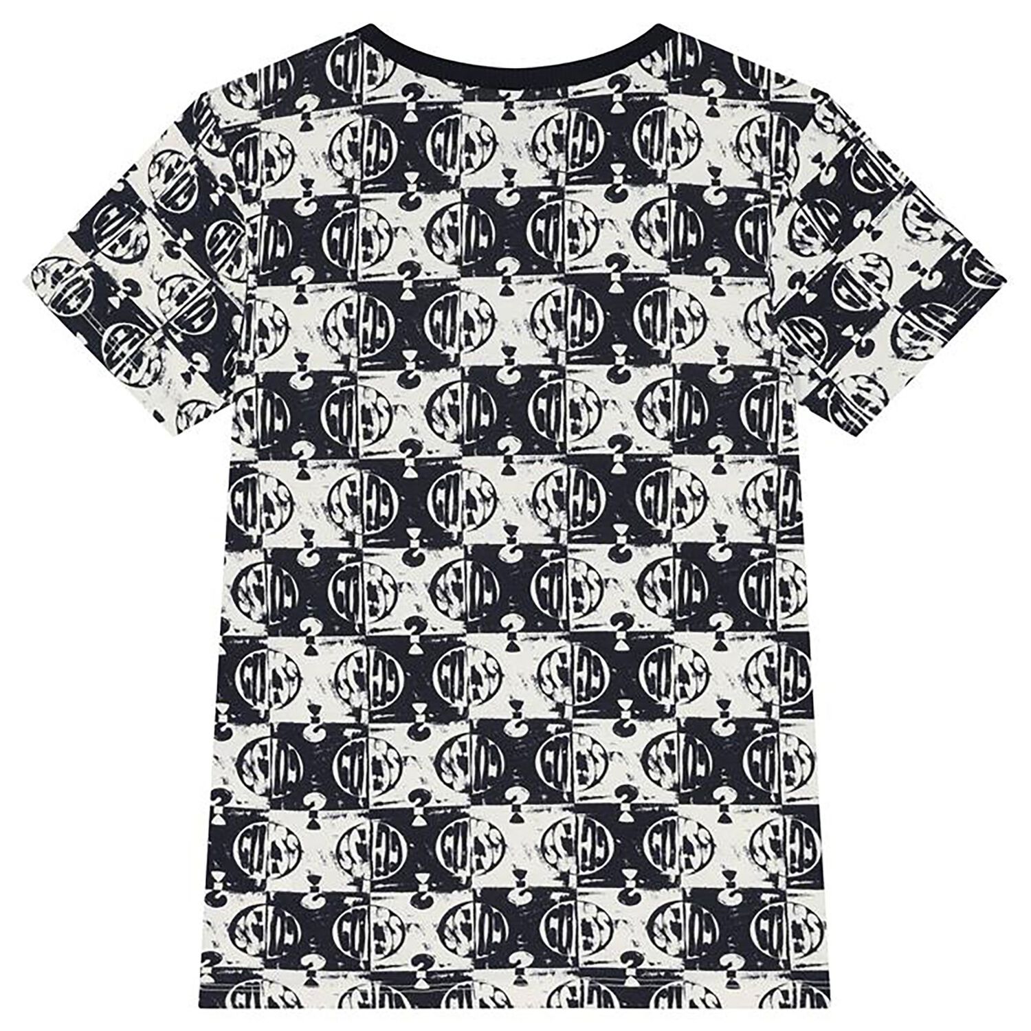 مجموعة شورت بشعار باللون أزرق داكن للأولاد, 2, hi-res