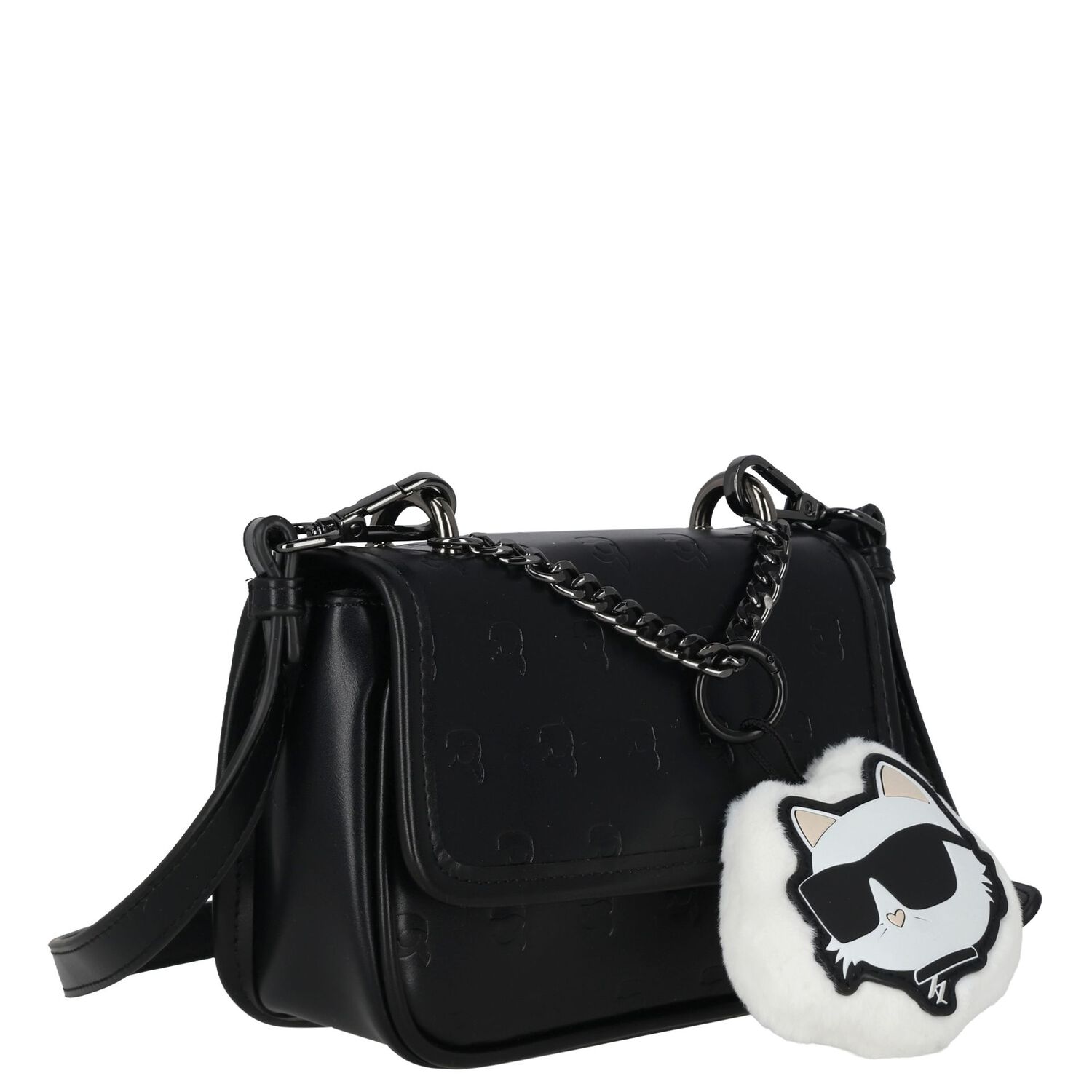 Mini Me Girls Black Choupette Handbag ( 18cm ), 1, hi-res