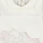 Baby Girls Pink & Ivory Geo Map Babygrow, 1, hi-res